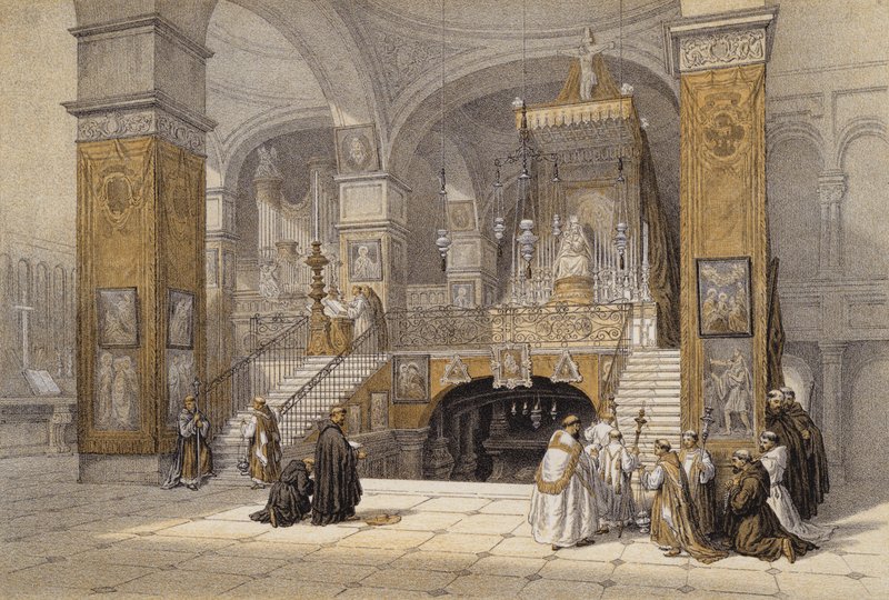 Iglesia de la Anunciación, Nazaret de David (after) Roberts