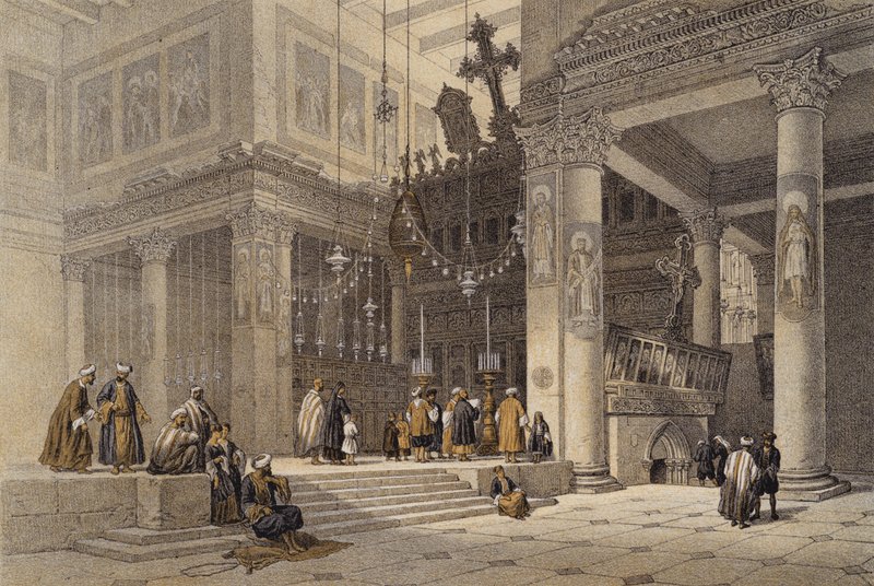 Iglesia de Santa Helena de David (after) Roberts