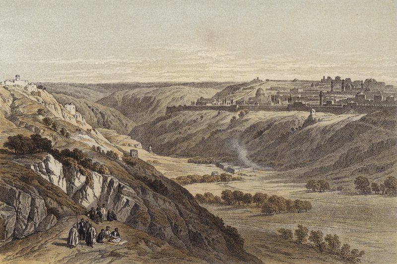 Jerusalén desde el Monte de los Olivos de David (after) Roberts
