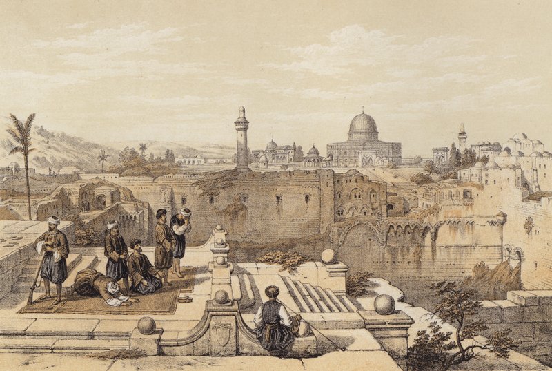 Mezquita de Omar de David (after) Roberts