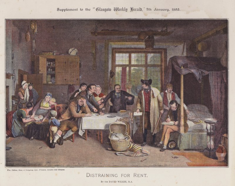 Embargo por alquiler de David (after) Wilkie