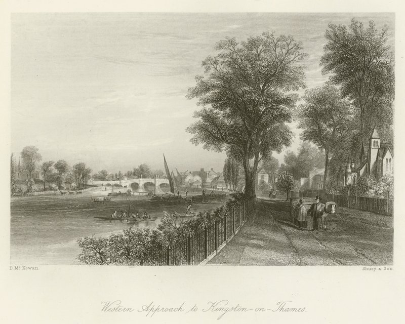 Acceso occidental a Kingston-on-Thames de David Hall McKewan