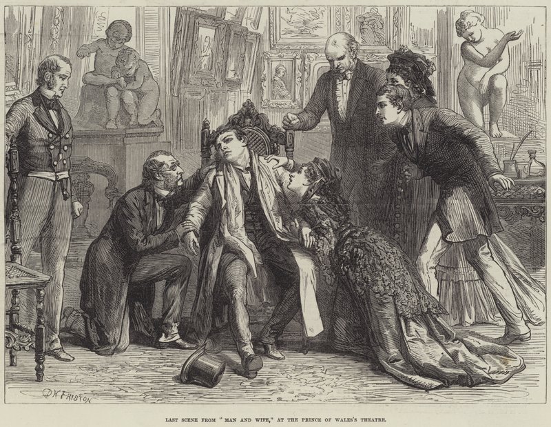 Última Escena de Hombre y Mujer, en el Teatro del Príncipe de Gales de David Henry Friston