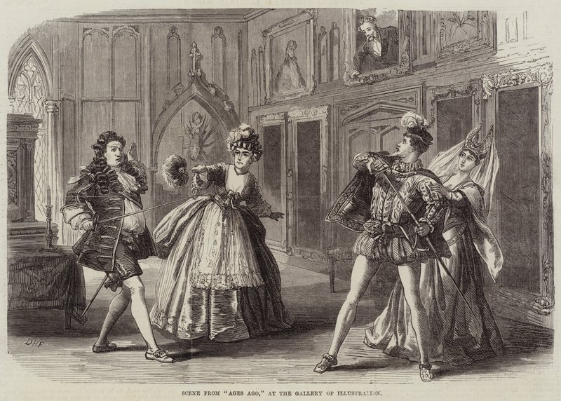 Escena de Ages Ago, en la Galería de Ilustración de David Henry Friston