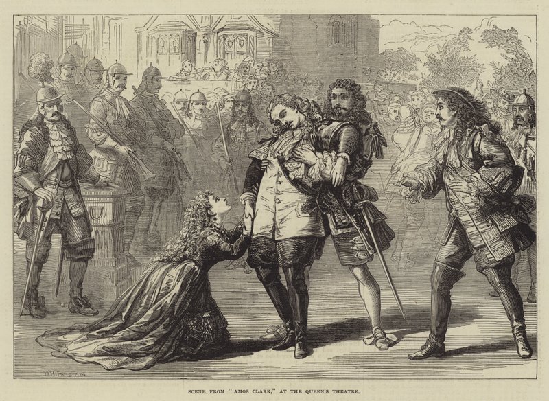 Escena de Amos Clark, en el Queen