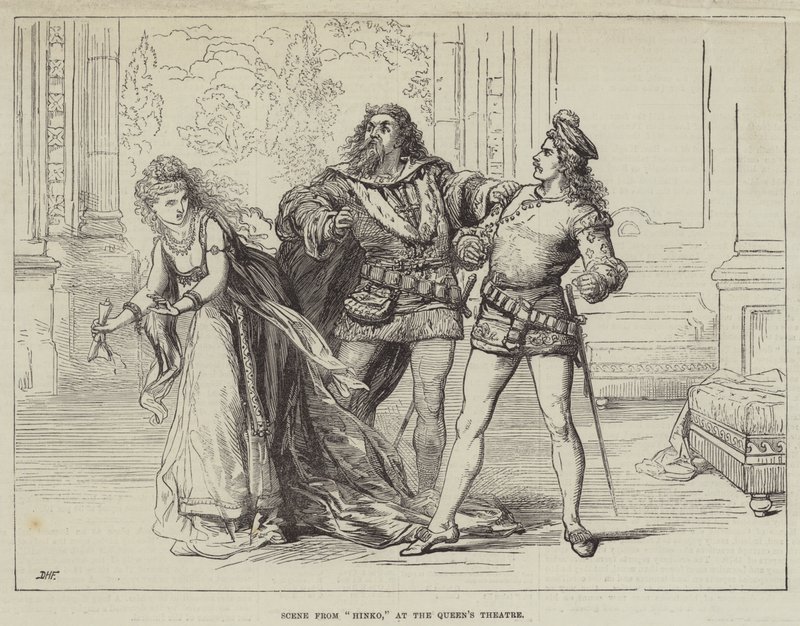 Escena de Hinko, en el Teatro de la Reina de David Henry Friston