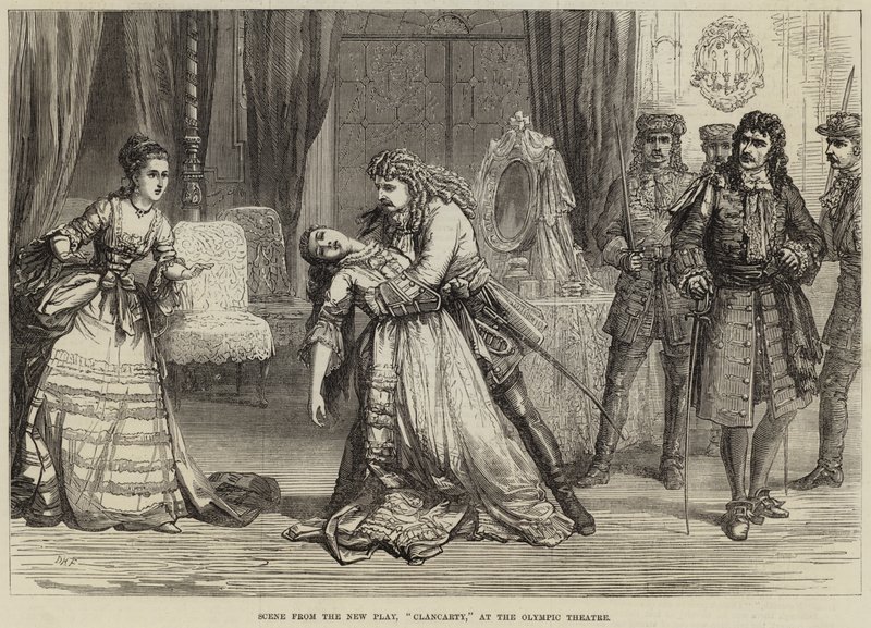 Escena de la nueva obra, Clancarty, en el Teatro Olímpico de David Henry Friston