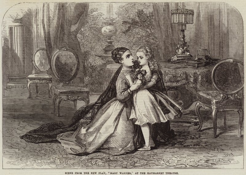 Escena de la Nueva Obra, Mary Warner, en el Teatro Haymarket de David Henry Friston