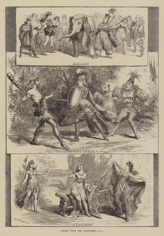 Escenas de las Pantomimas de David Henry Friston