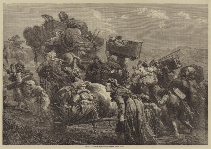 La reciente estampida de campesinos en París de David Henry Friston