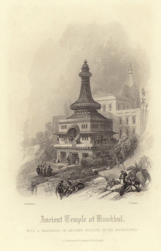 Antiguo templo en Kunkhul de David Roberts
