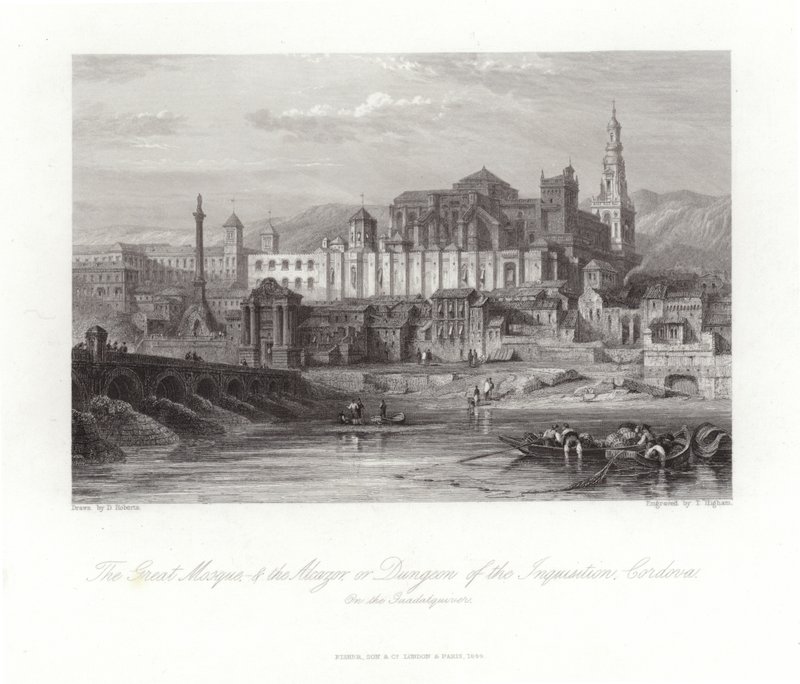 La Gran Mezquita y el Alcázar de David Roberts