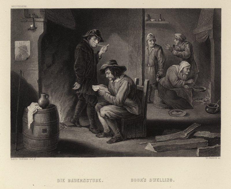 Vivienda del campesino de David Teniers the Younger