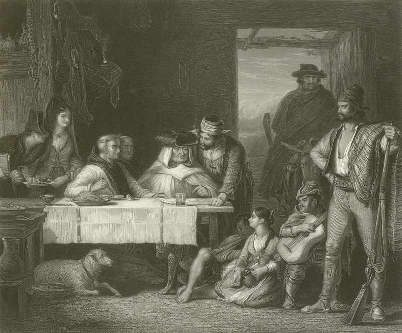 Un consejo de guerra guerrillero de David Wilkie