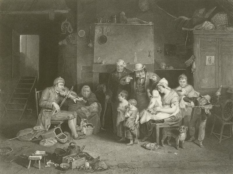 El violinista ciego de David Wilkie