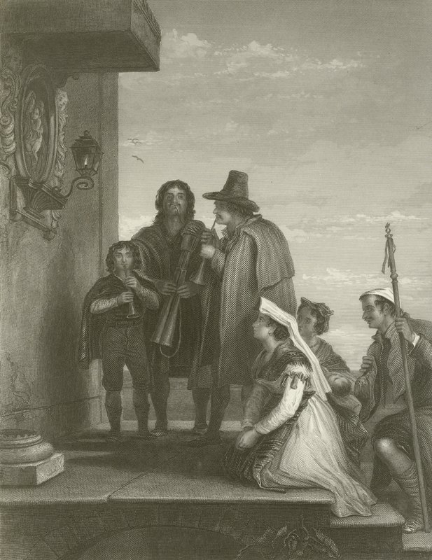 Los Pifferari de David Wilkie