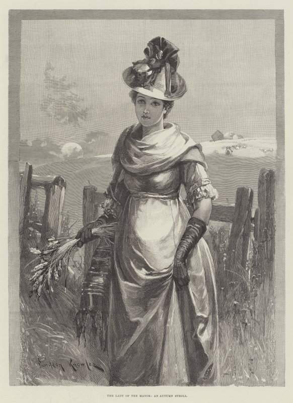 La Dama del Señorío, un Paseo de Otoño de Davidson Knowles
