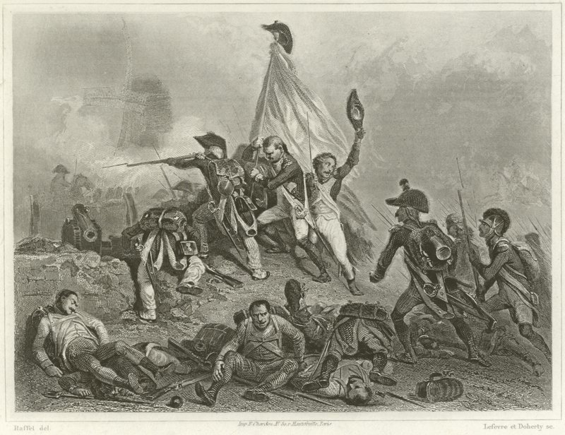 Batalla de Jemappes de Denis Auguste Marie Raffet