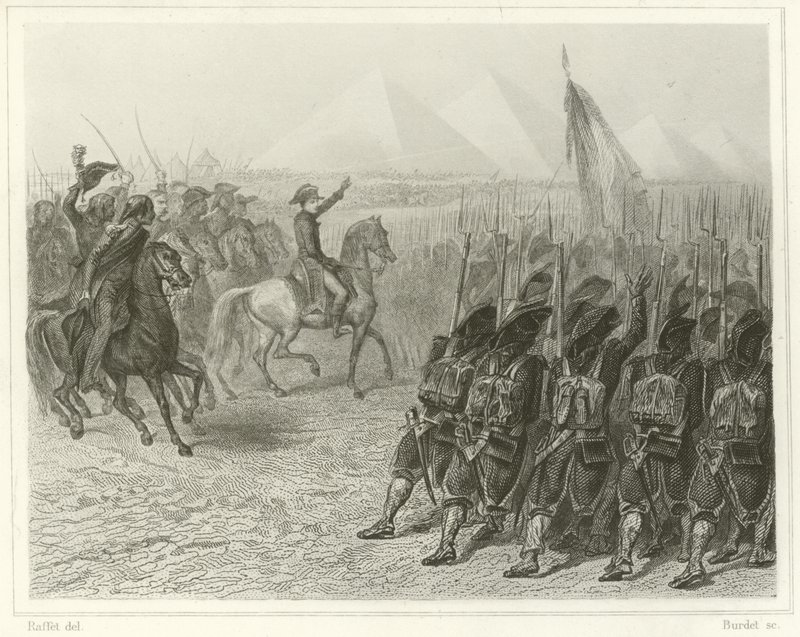 Batalla de las Pirámides de Denis Auguste Marie Raffet