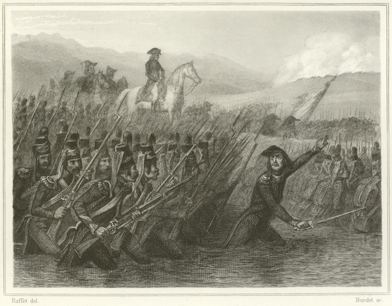 Paso del Tagliamento de Denis Auguste Marie Raffet