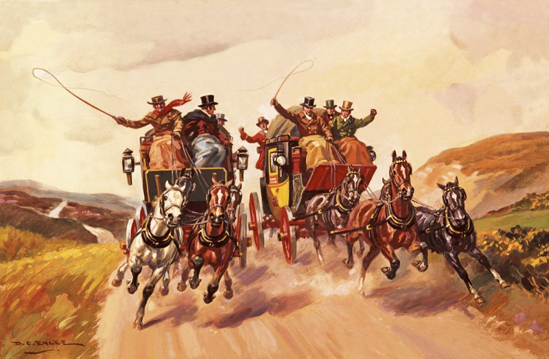 Carrera entre autocares de etapa de Derek Charles Eyles