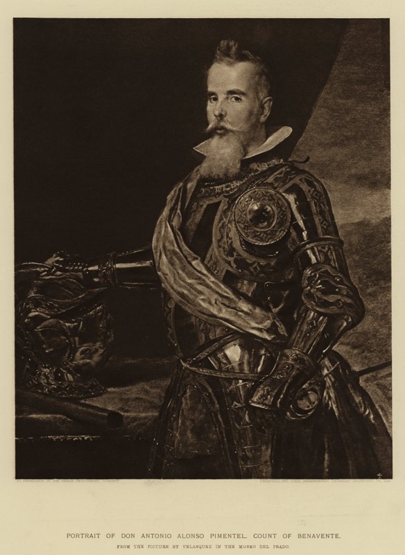 Retrato de Don Antonio Alonso Pimentel, Conde de Benavente de Diego Velázquez