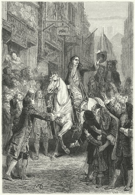 Guillermo III entrando en Londres de Diogene Ulysse Napoleon Maillart