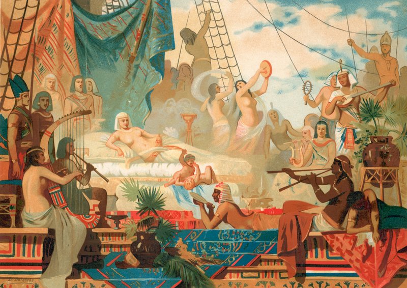 Cleopatra esperando una visita de Marco Antonio de Dionisio Baixeras Verdaguer