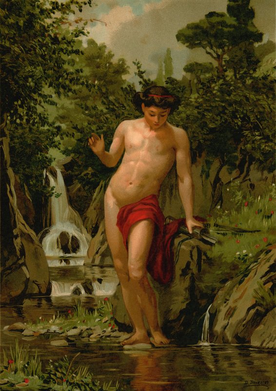 Narciso enamorado de su propio reflejo de Dionisio Baixeras Verdaguer