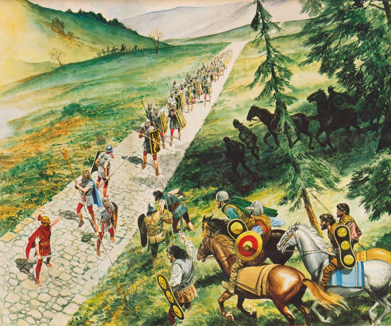Calzada romana de Don Lawrence