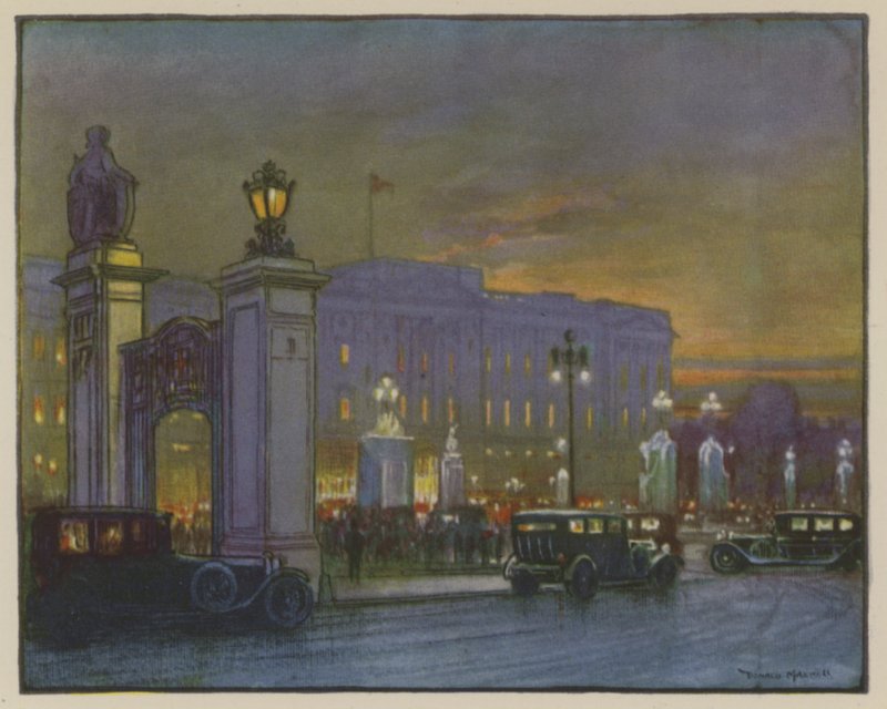 La noche de una corte, Palacio de Buckingham de Donald Maxwell