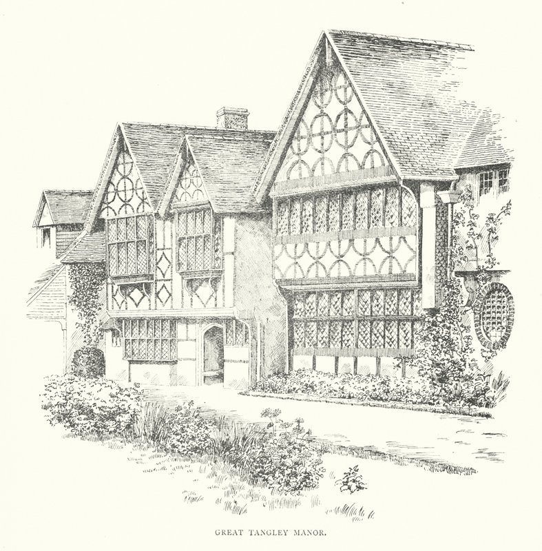 Great Tangley Manor (litografía) de Duncan Moul