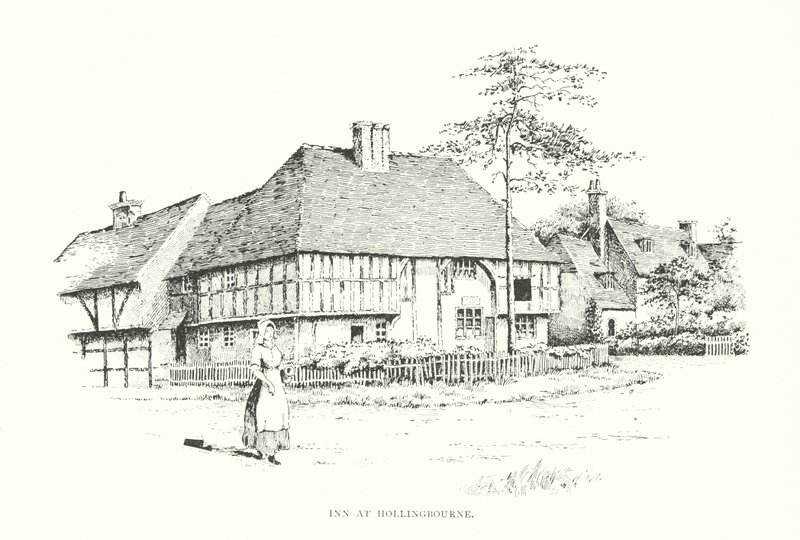 Posada de Hollingbourne (litografía) de Duncan Moul