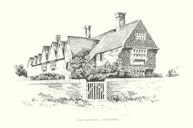 Old Cloth Hall, Biddenden (litografía) de Duncan Moul