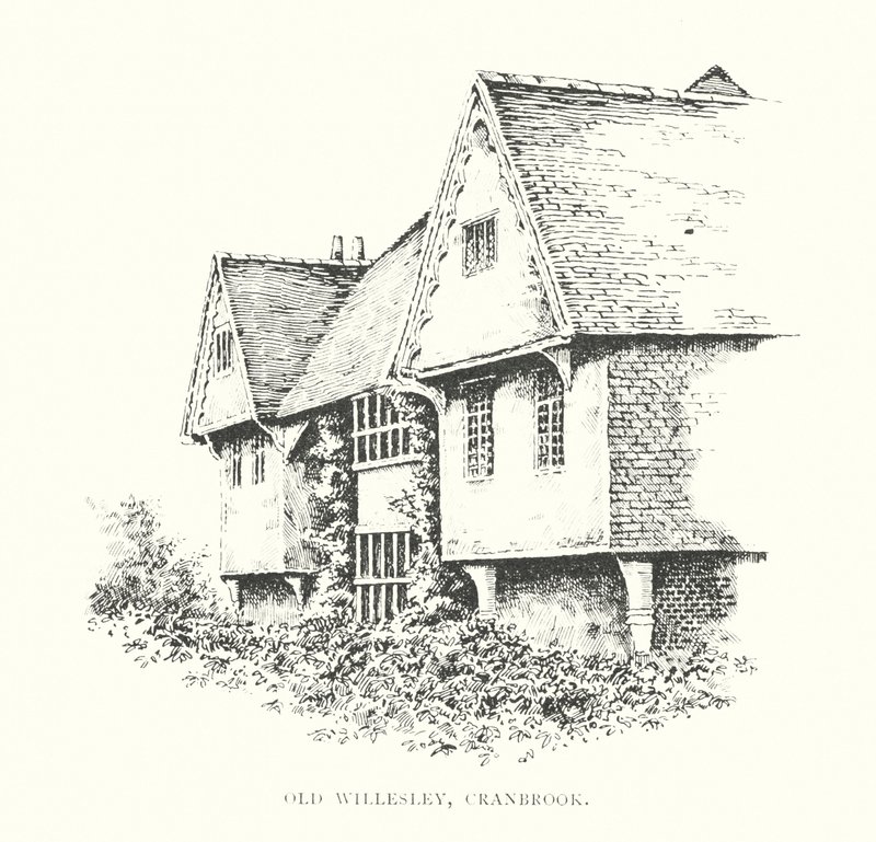 Old Willesley, Cranbrook (litografía) de Duncan Moul
