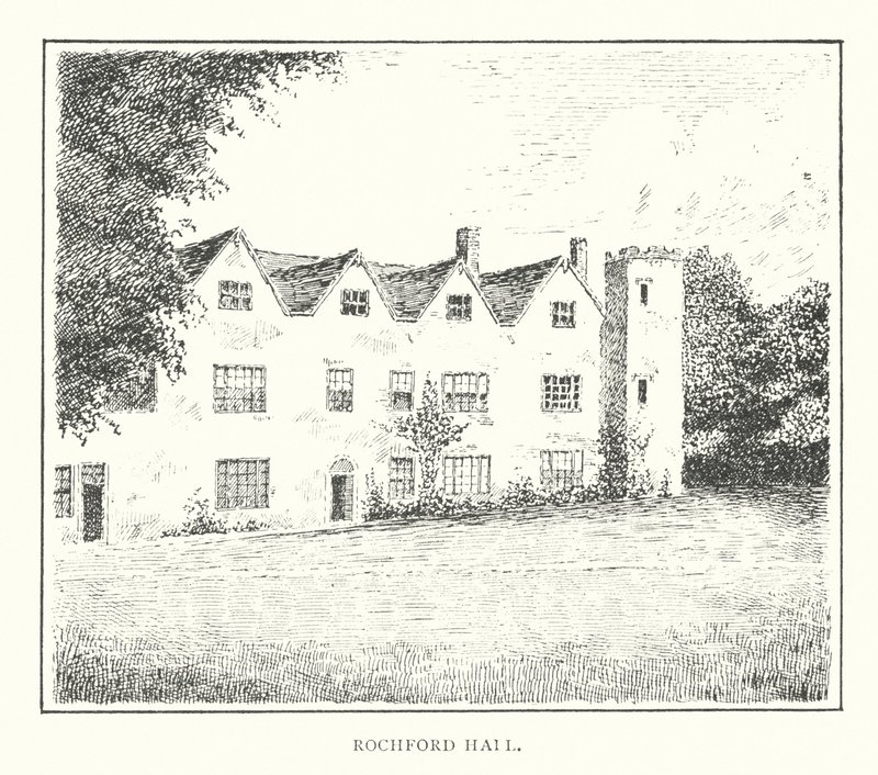 Rochford Hall (litografía) de Duncan Moul
