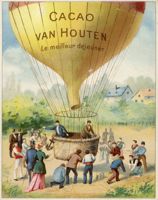 Globo a punto de ascender de Dutch School