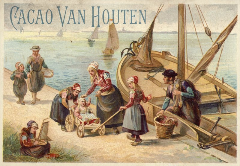 Pescador con su familia de Dutch School
