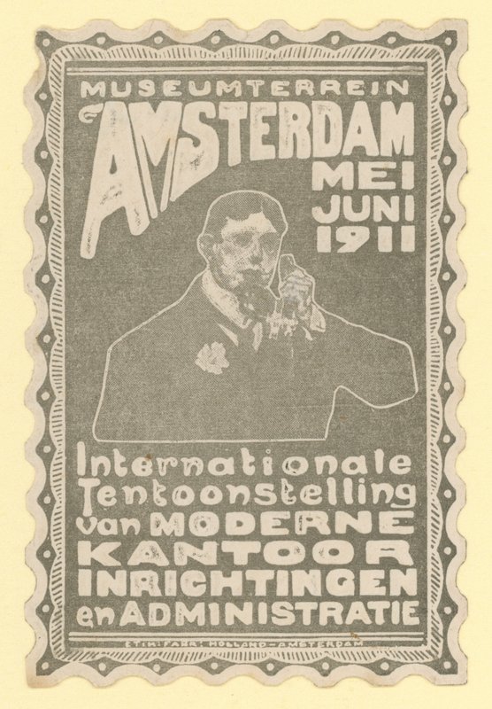 Exposición internacional de equipos de oficina modernos, Museum Grounds, Ámsterdam, 1911 de Dutch School