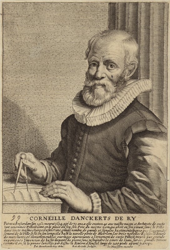 Retrato de Cornelis Danckerts de Ry de Dutch School