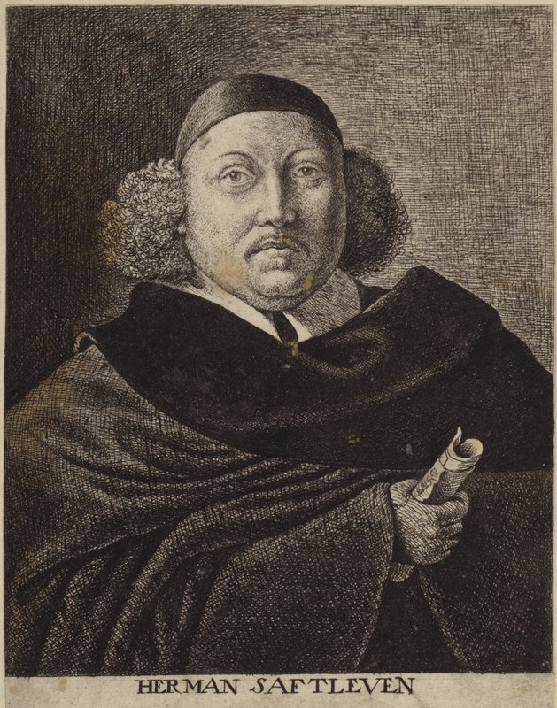 Retrato de Herman Saftleven el Joven de Dutch School