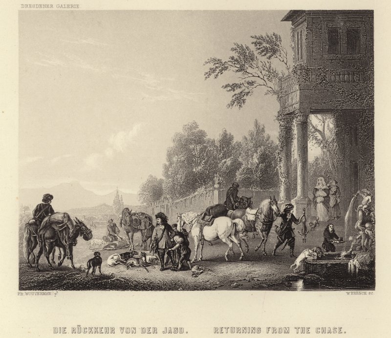 Regreso de la caza de Dutch School