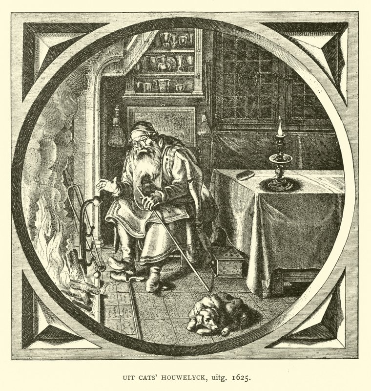 Escena de Houwelick, por Jacob Cats, 1625 de Dutch School