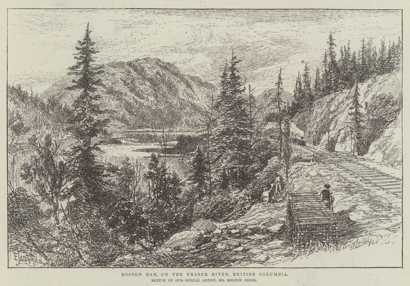 Boston Bar, en el río Fraser, Columbia Británica de E. Jennings