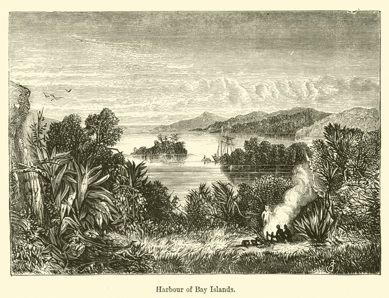 Puerto de Bay Islands de E. Jennings
