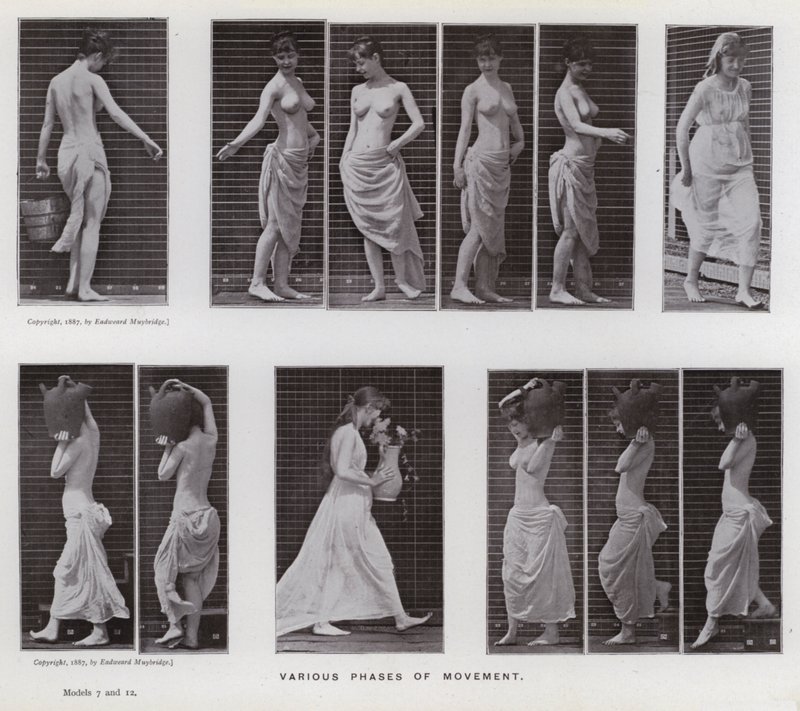 La Figura Humana en Movimiento: Varias Fases del Movimiento de Eadweard Muybridge