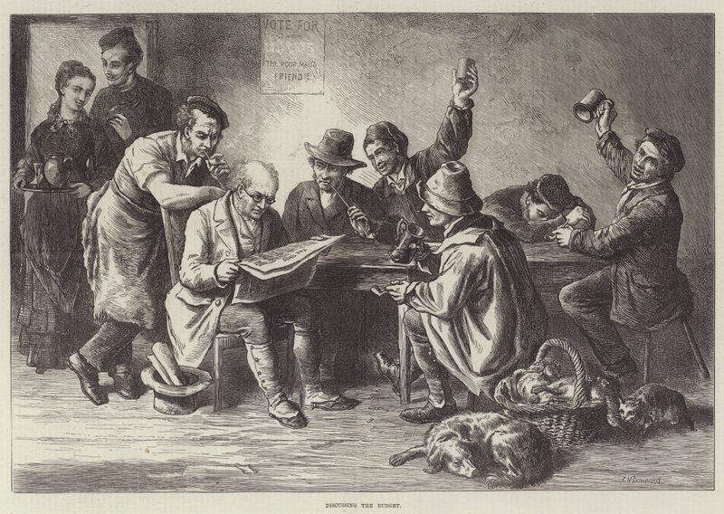 Discutiendo el presupuesto de Ebenezer Newman Downard
