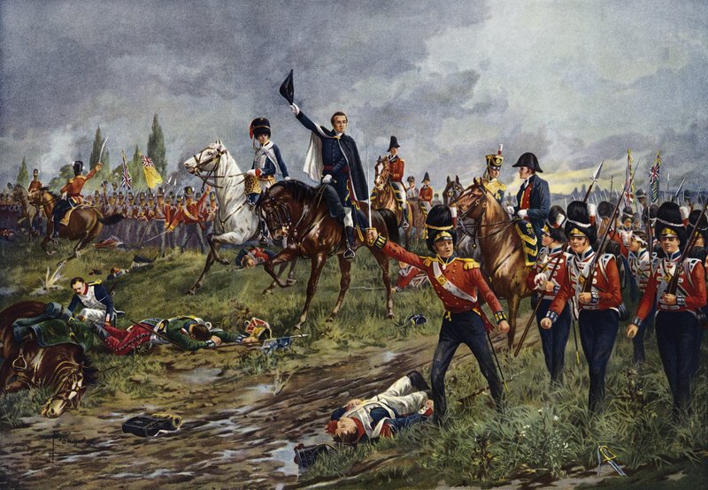 Toda la Línea Avanzará, La Batalla de Waterloo de Edgar Alfred Holloway
