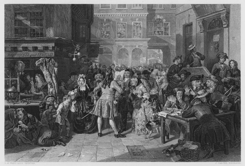 La burbuja del Mar del Sur de Edgar Melville after Ward