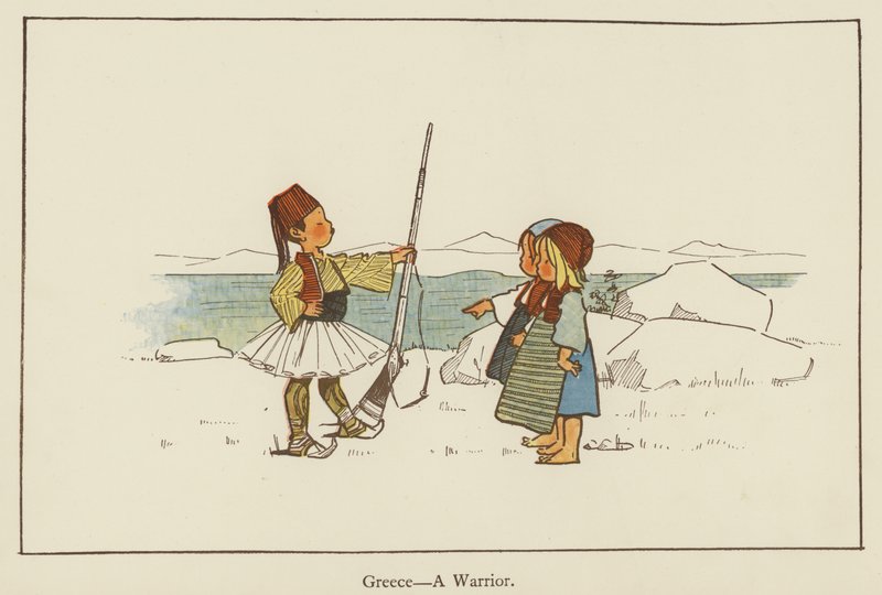 Grecia, un guerrero de Edith Farmiloe